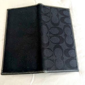 Coach checkbook wallet